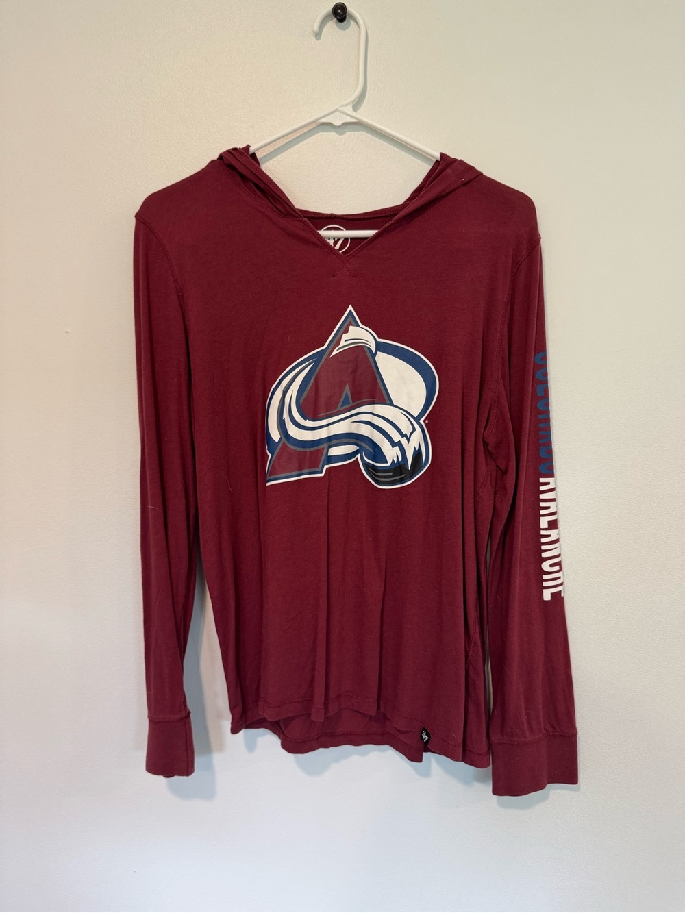 '47 Burgundy Pullover Hooded Tee